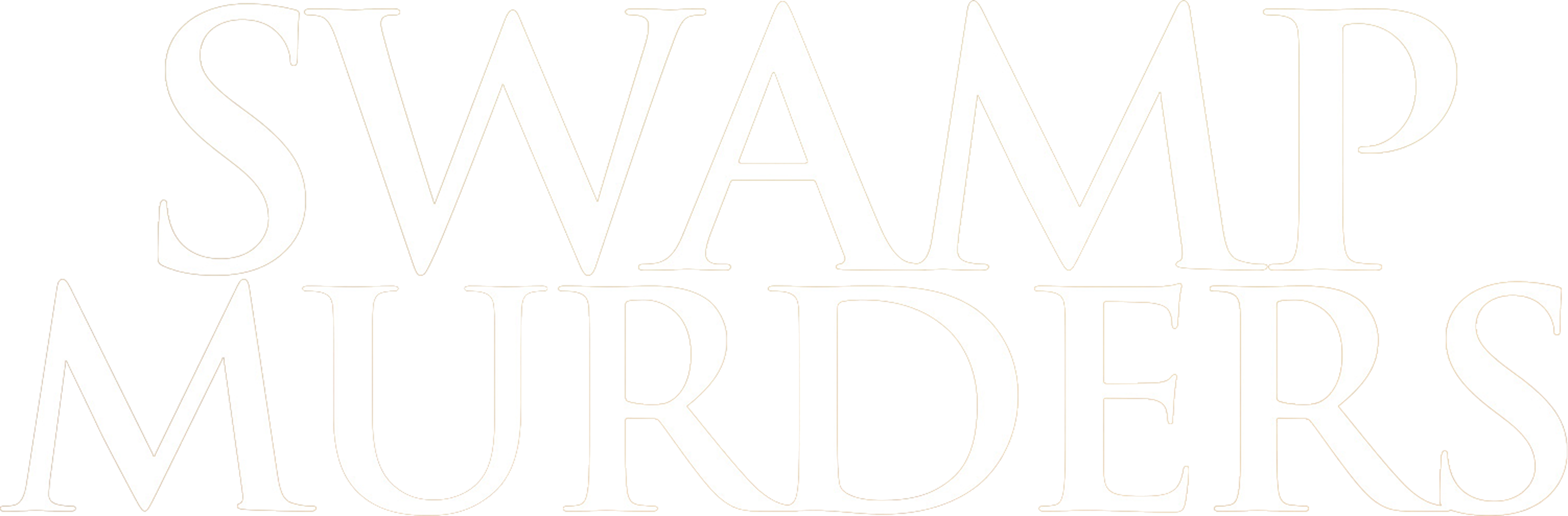 Swamp Murders series logo