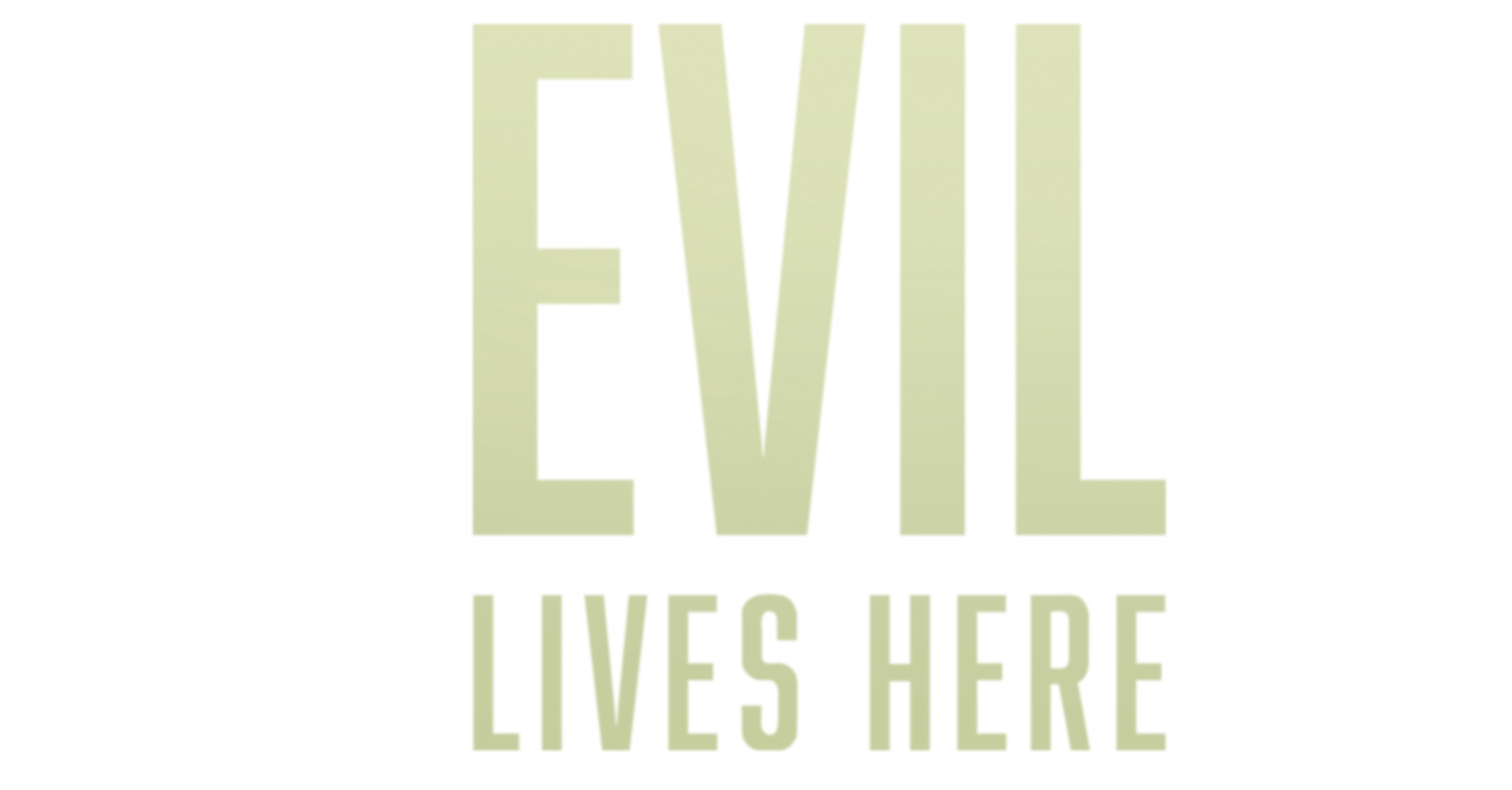 Evil Lives Here series logo