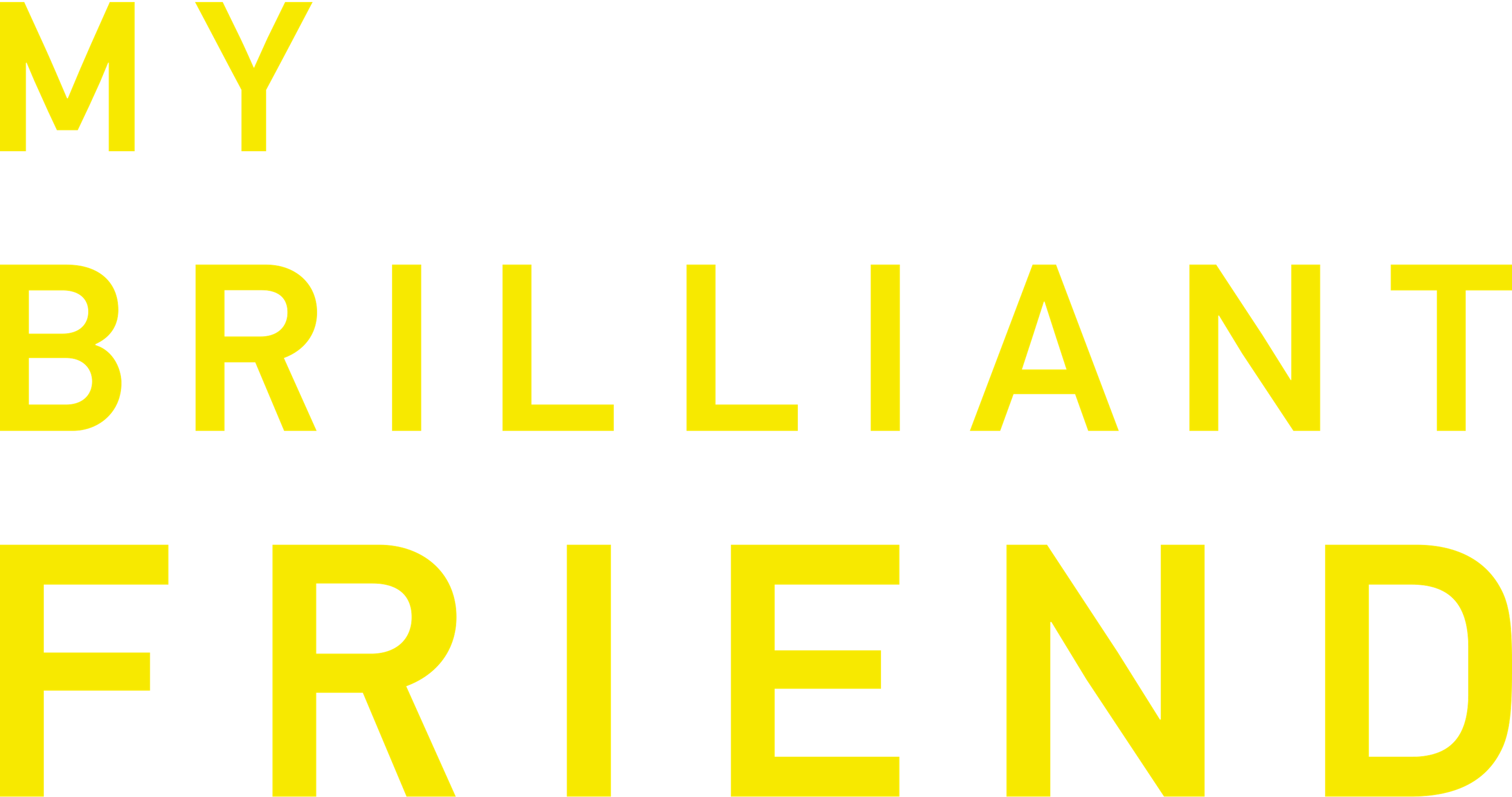 My Brilliant Friend series logo