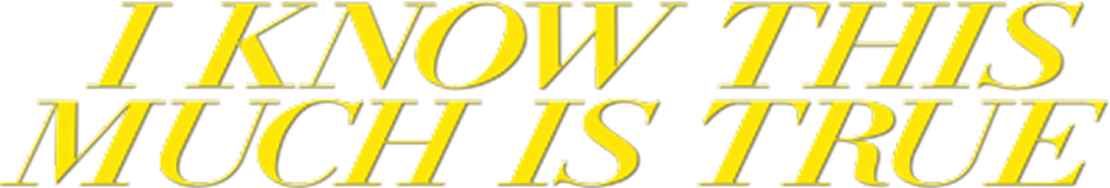 آي نو ذيس ماتش از ترو series logo