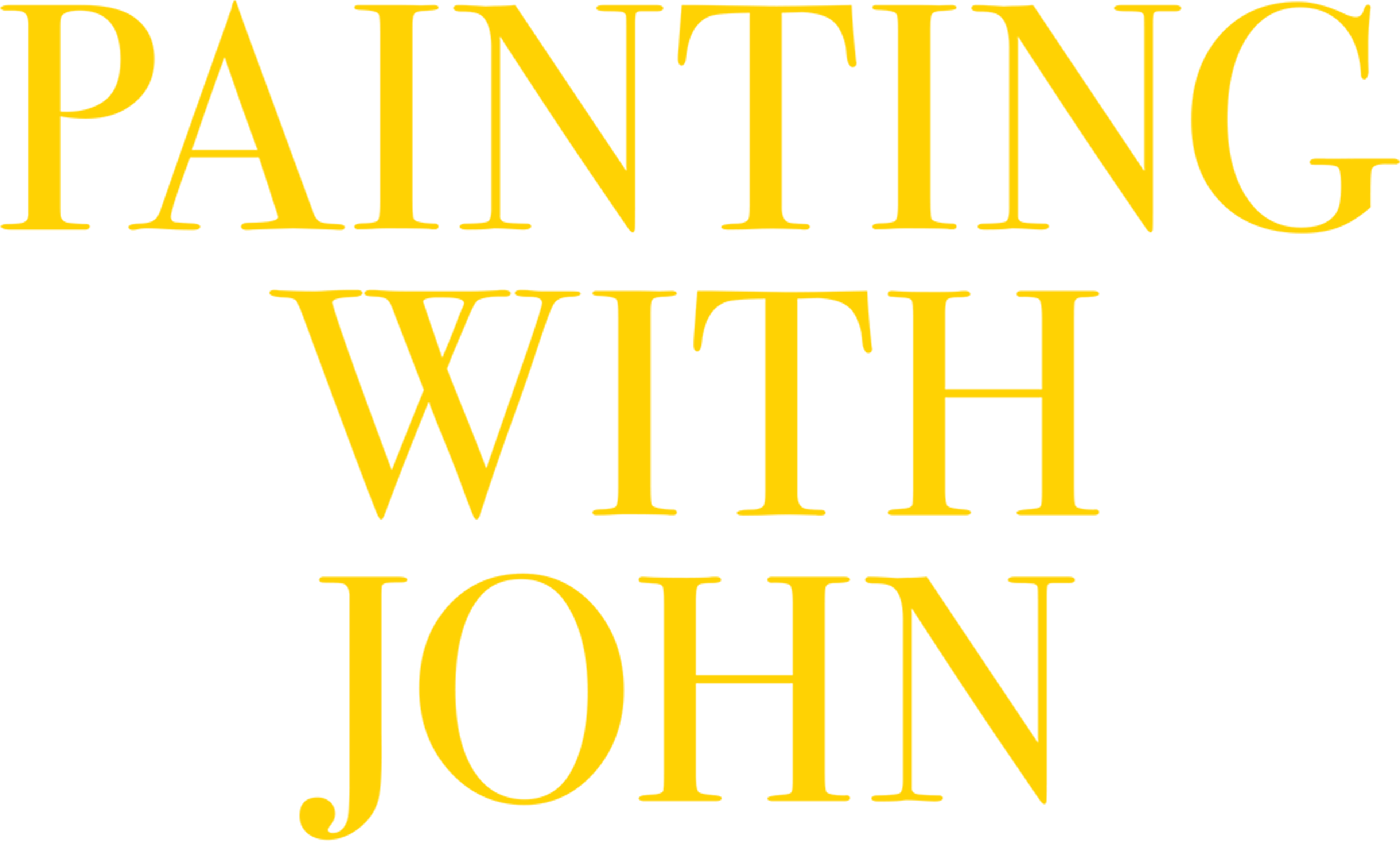 Painting With John series logo