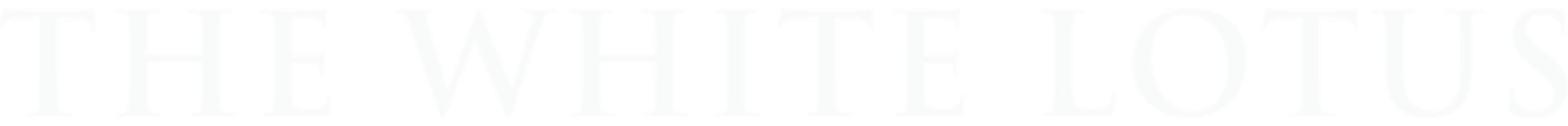 The White Lotus series logo