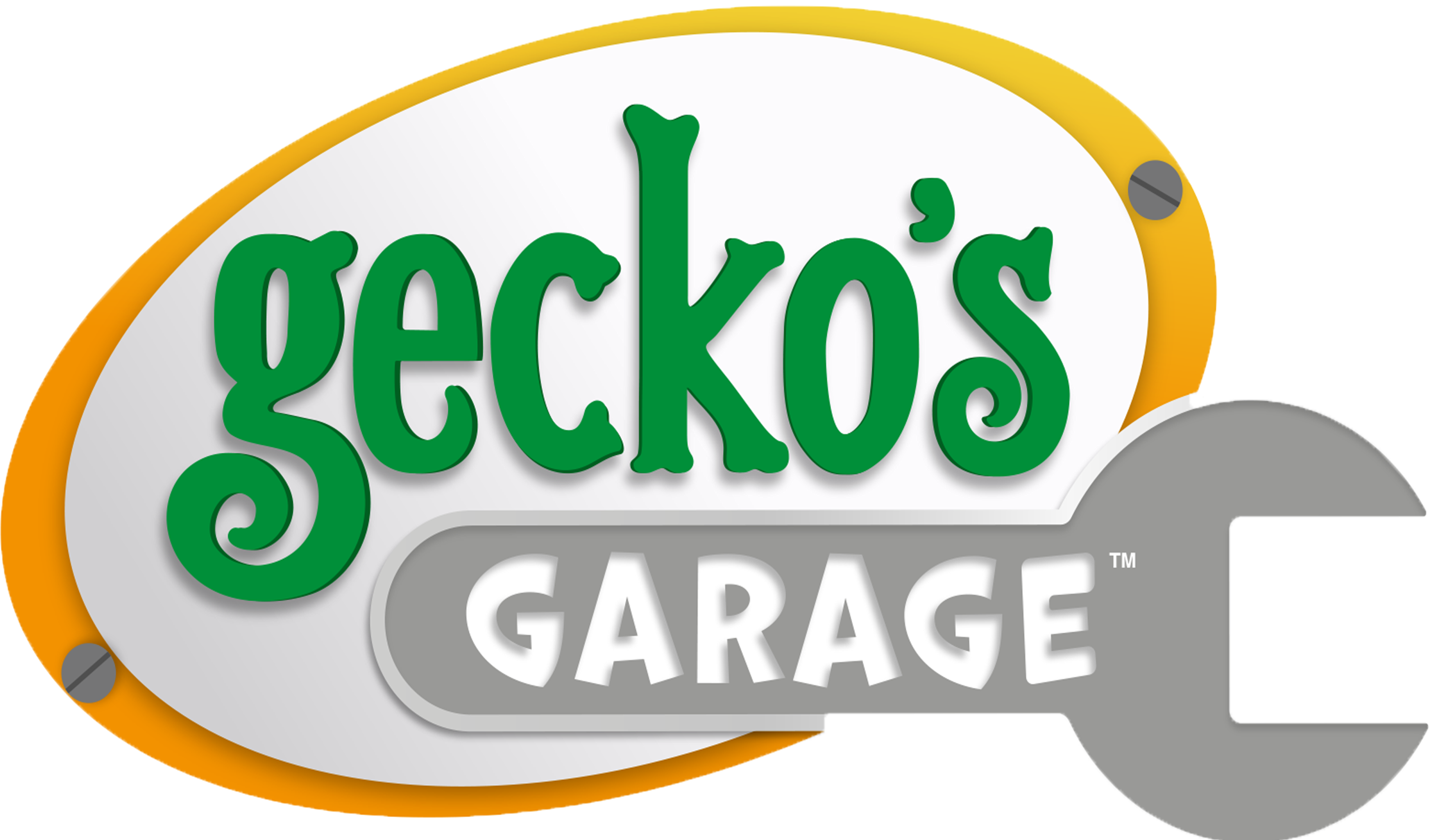 Gecko's Garage 3D series logo