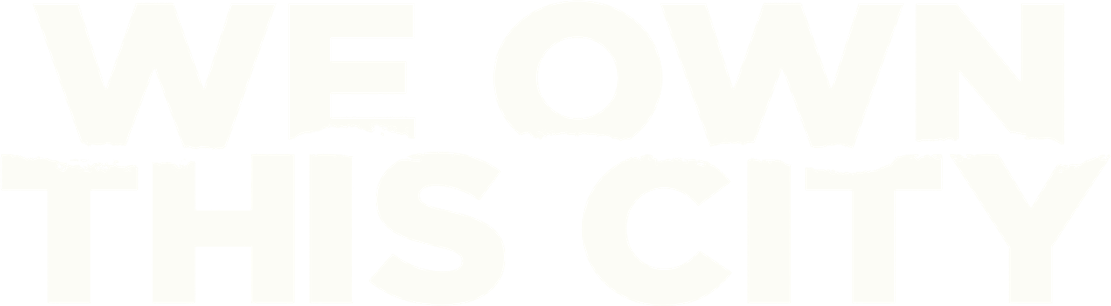 We Own This City series logo