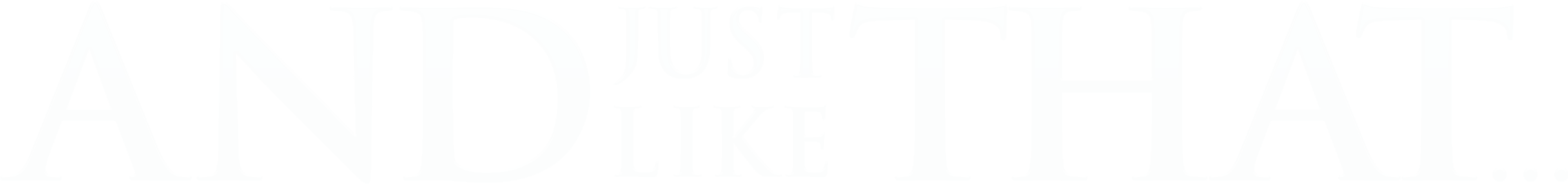 And Just Like That... series logo