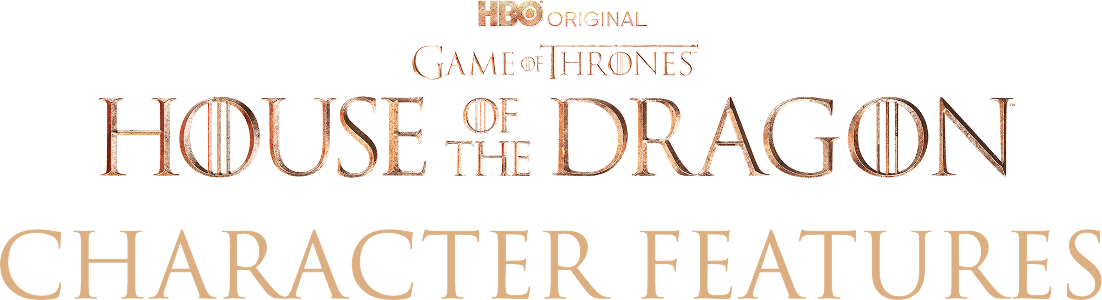 House Of The Dragon: Character Features series logo