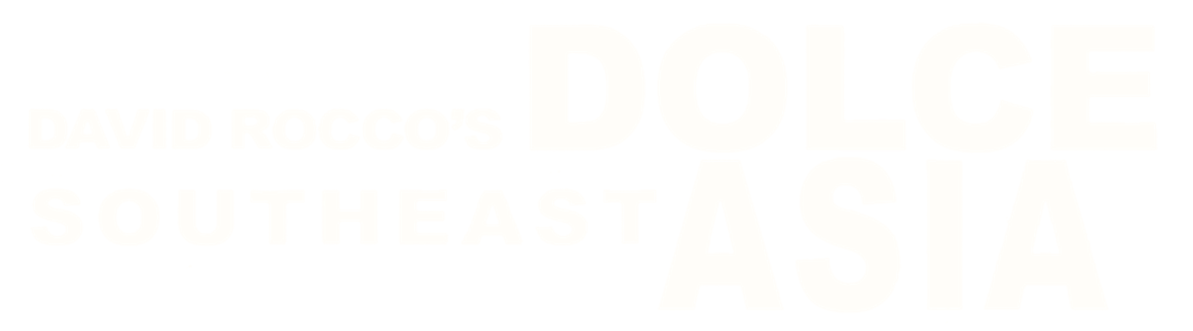 David Rocco's Dolce Southeast Asia series logo