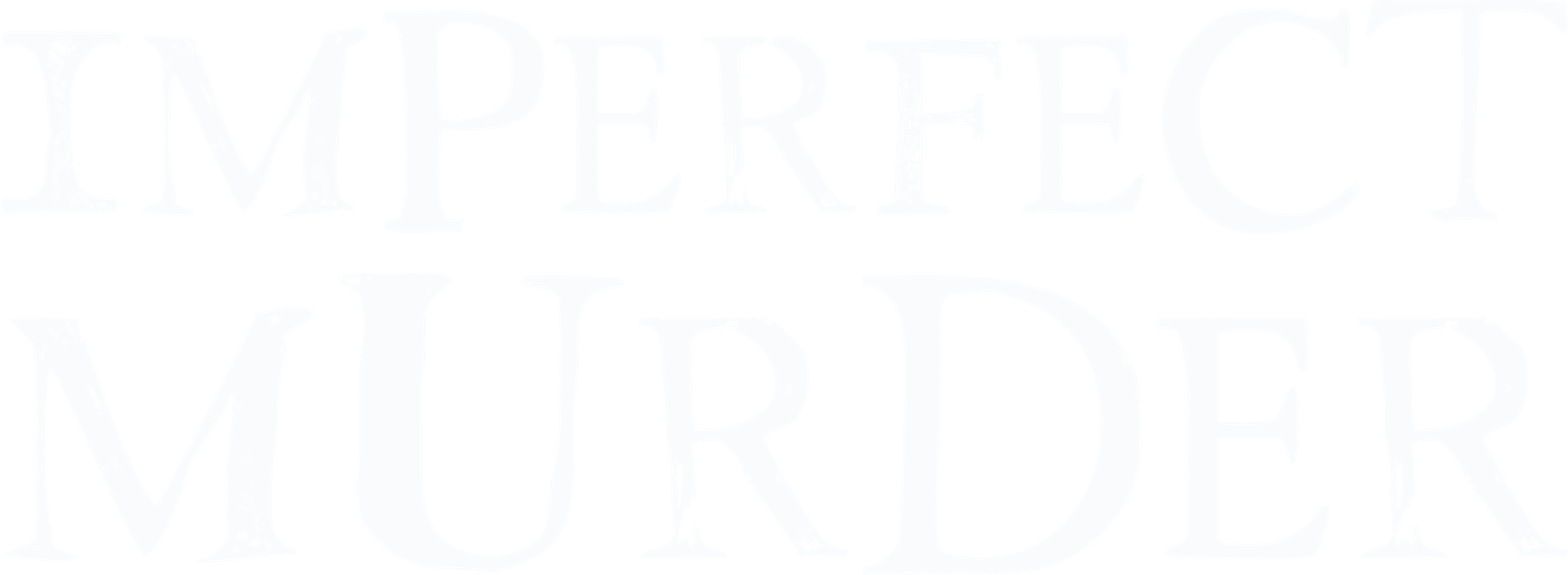 Imperfect Murder series logo