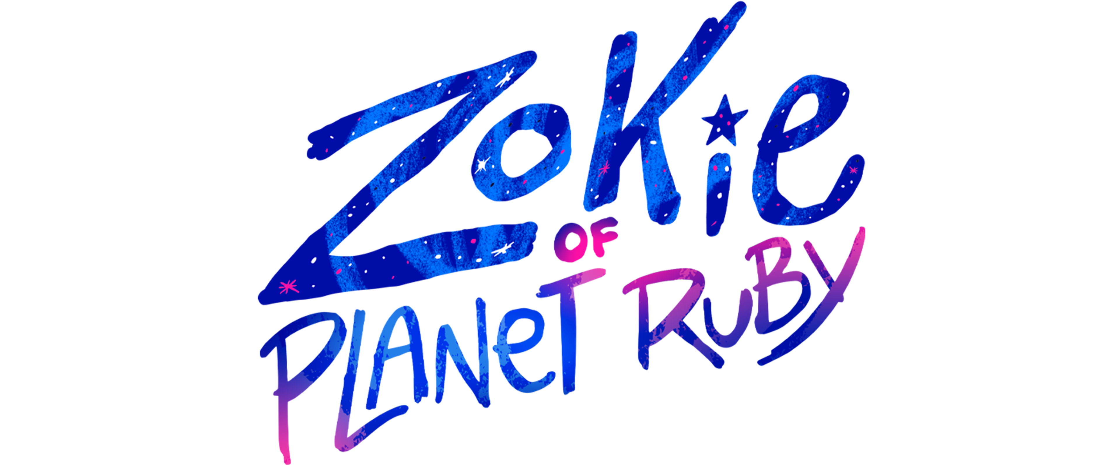 Zokie of Planet Ruby series logo
