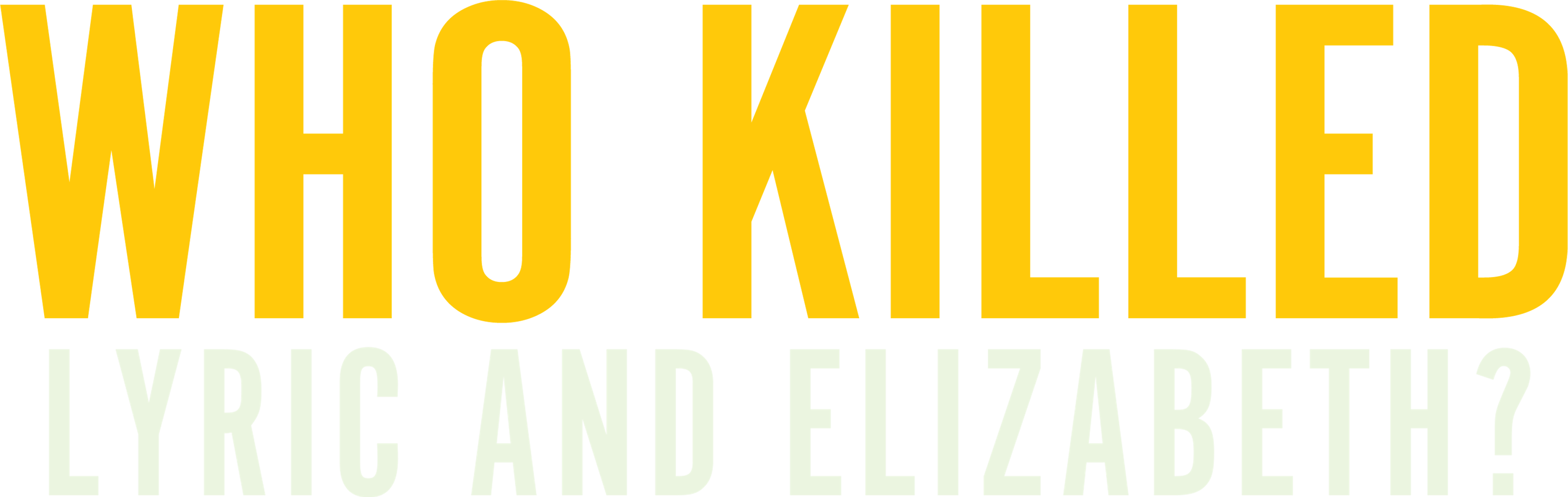 Taken Together: Who Killed Lyric And Elizabeth? series logo