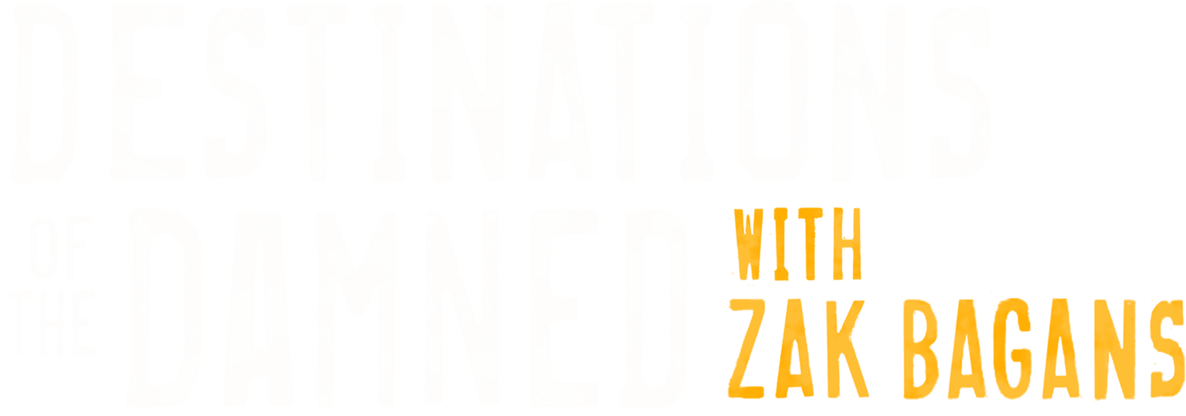 ديستينيشنز أوف ذا دامند ويذ زاك باغانز series logo