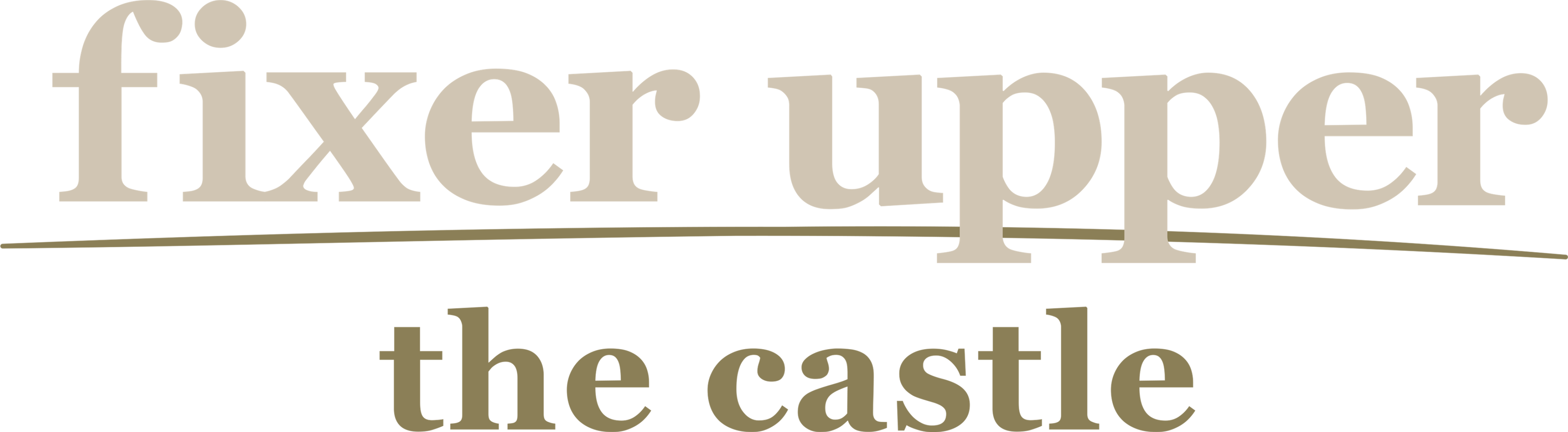 Fixer Upper: The Castle series logo