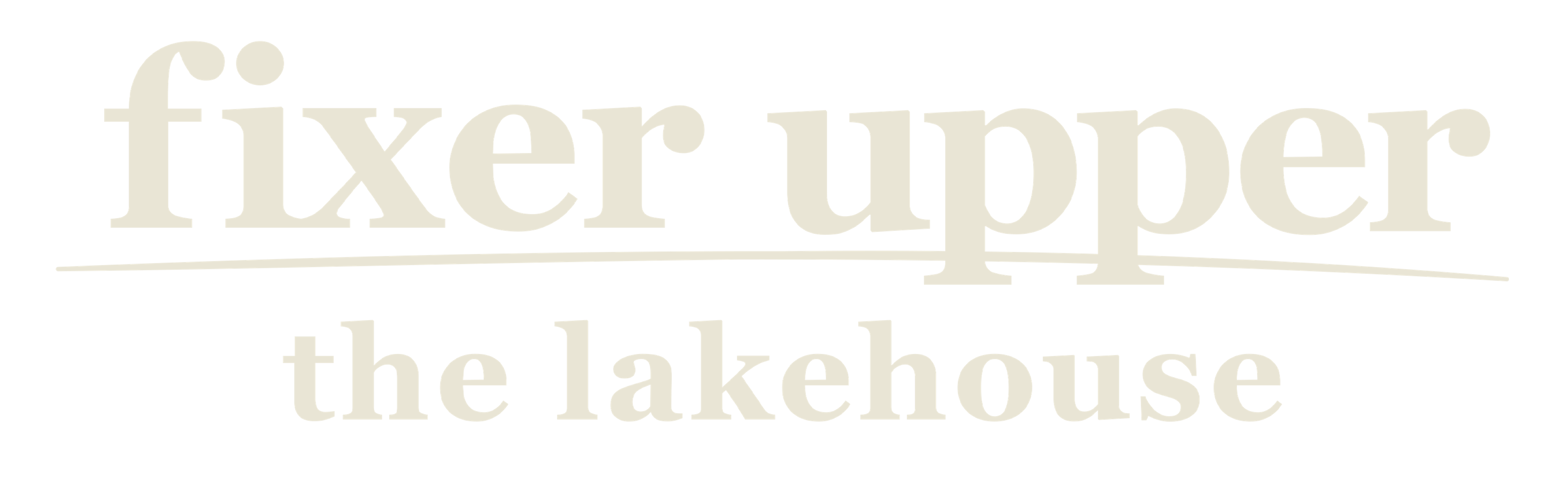 Fixer Upper: The Lakehouse series logo