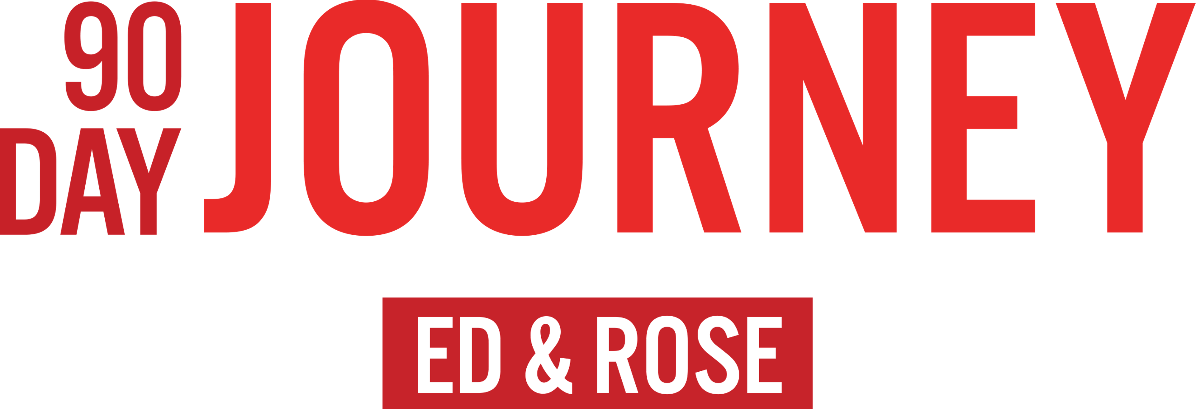 90 Day Journey: Ed & Rose series logo