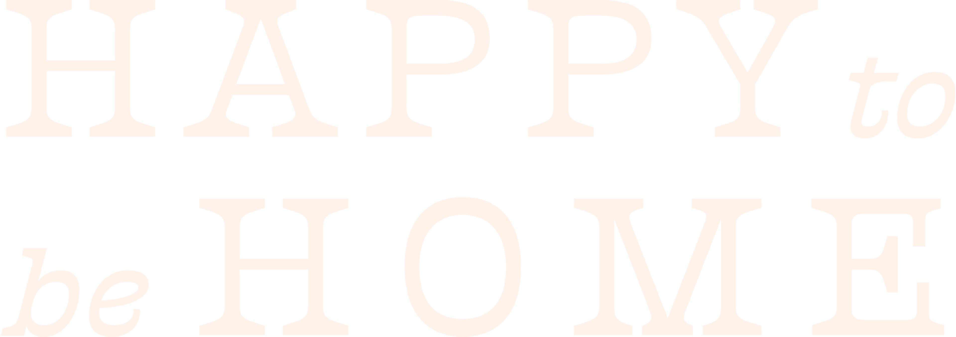 Happy to Be Home series logo