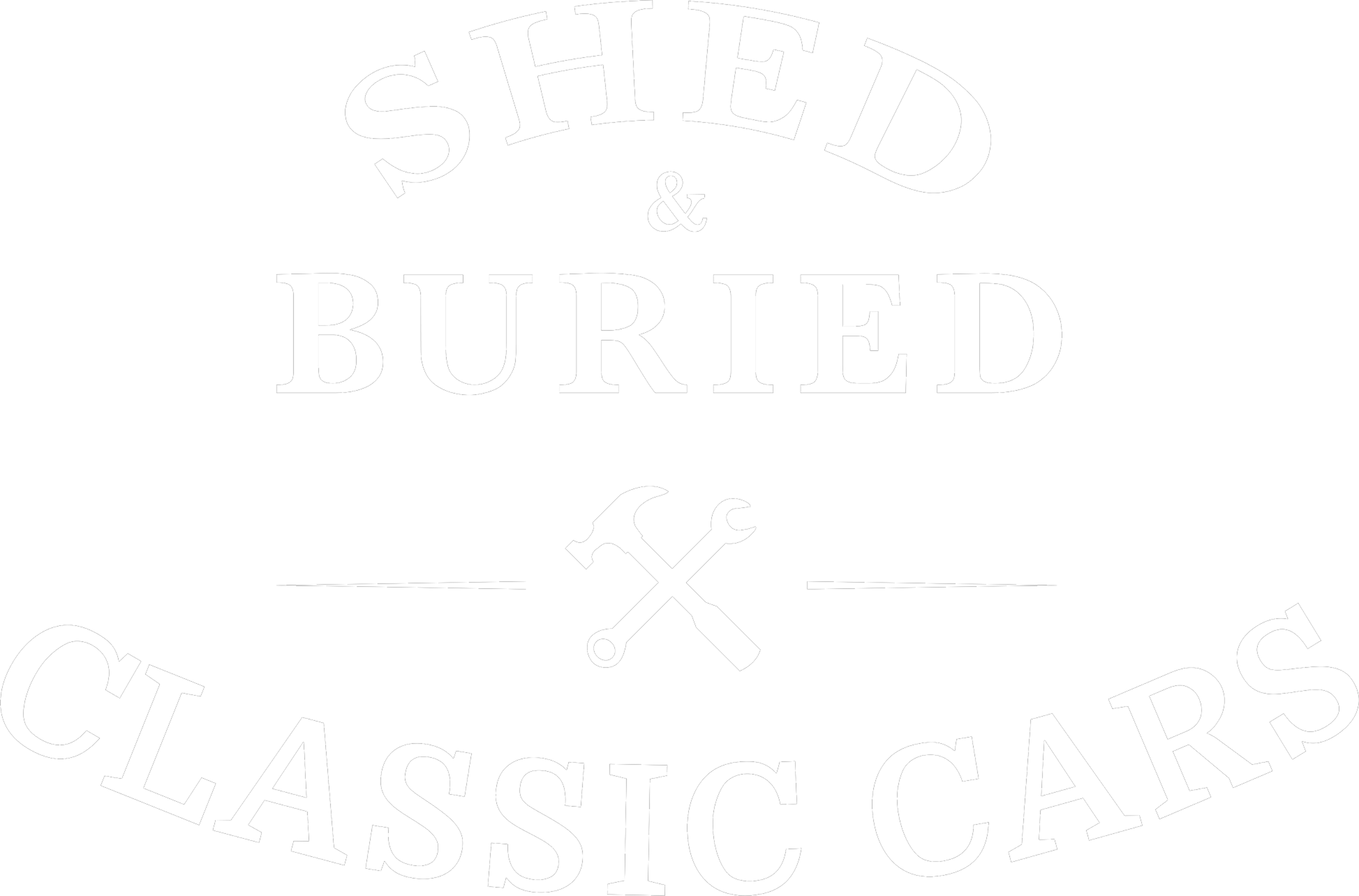 Shed And Buried: Classic Cars series logo