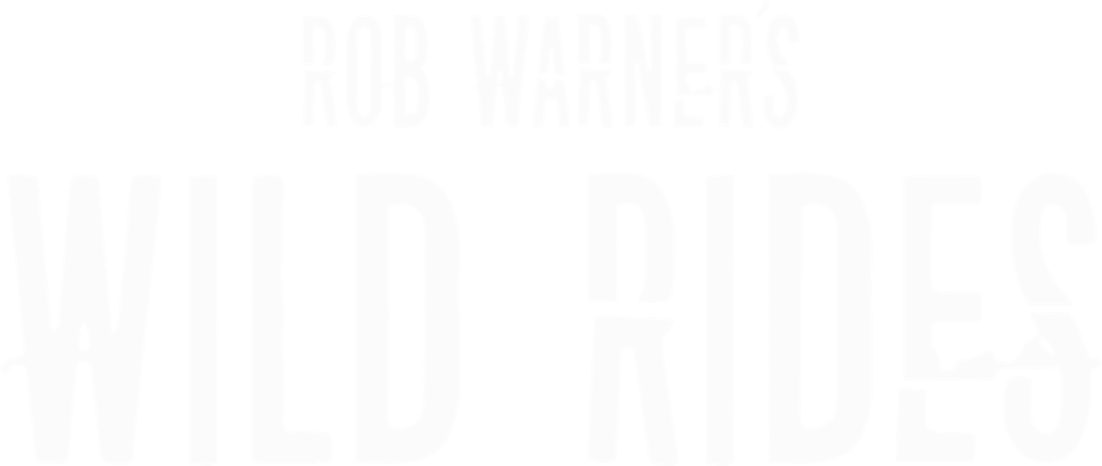 Rob Warner's Wild Rides series logo