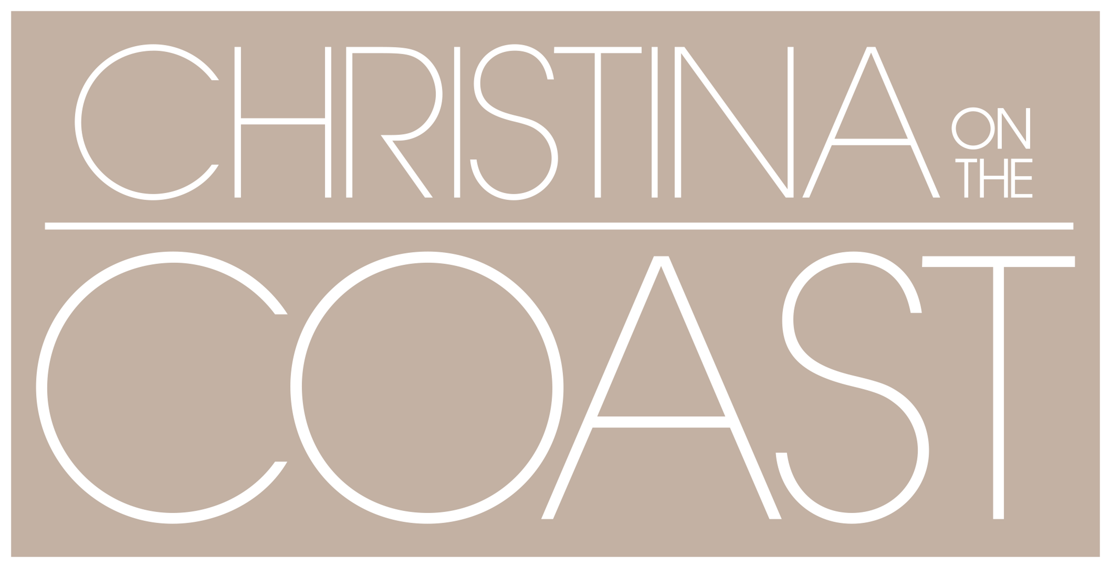 Christina on the Coast series logo