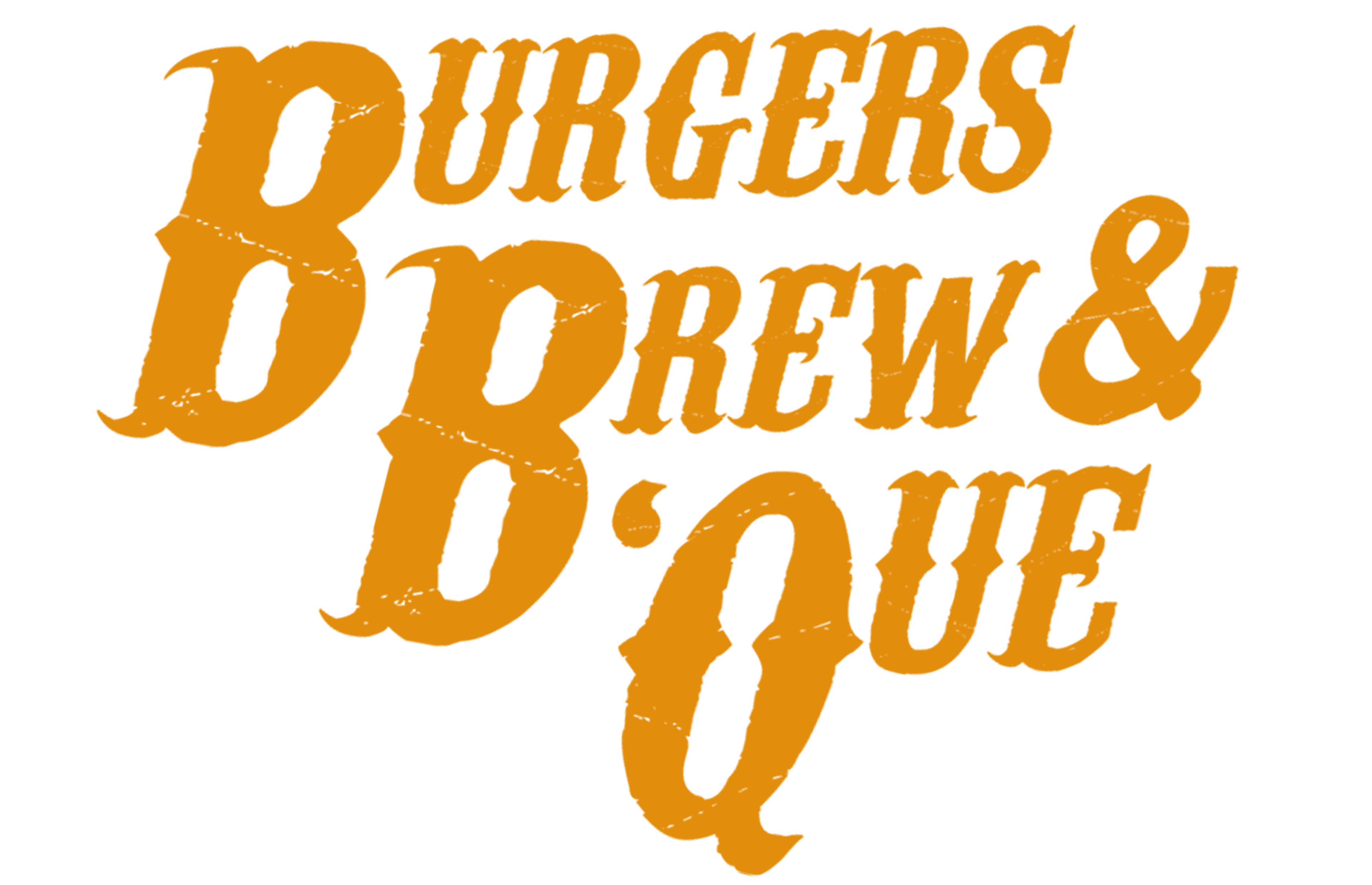 Burgers, Brew & 'Que series logo