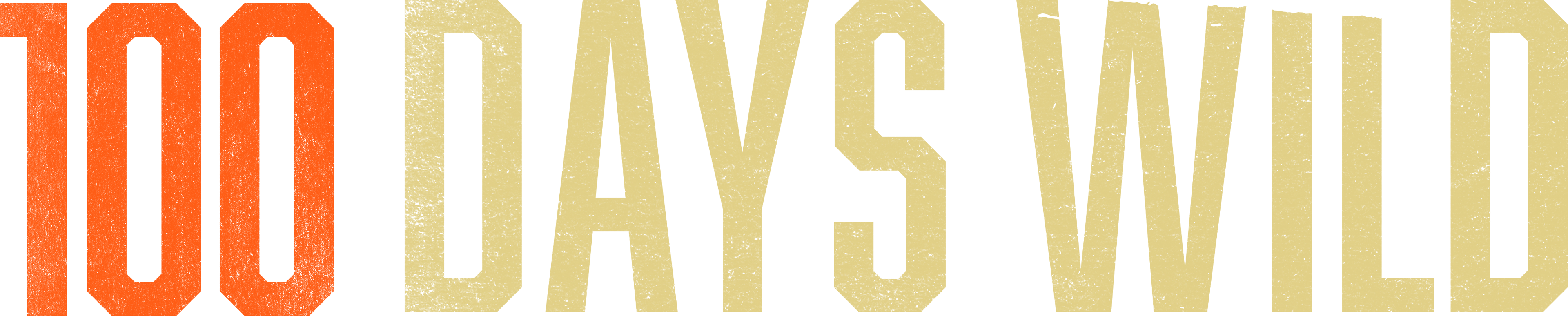 100 Days Wild series logo