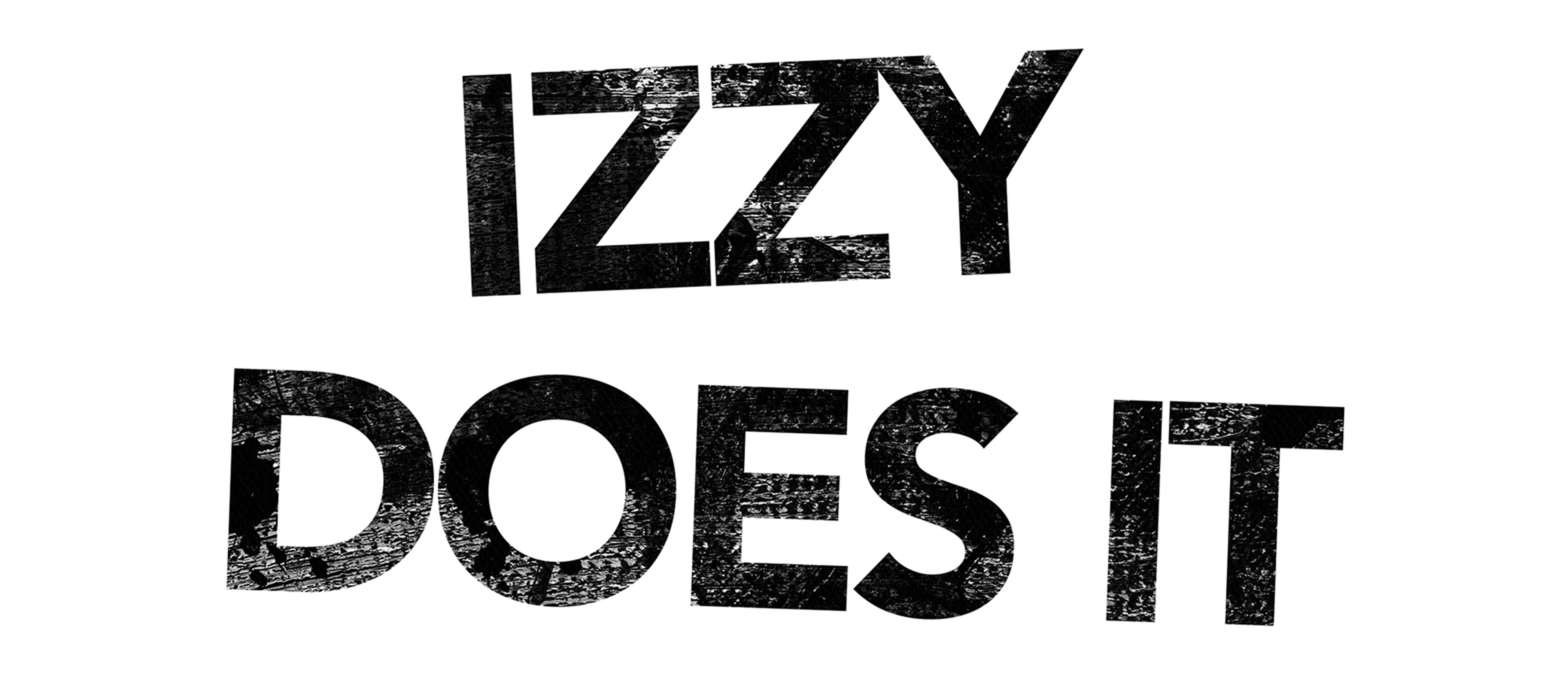 Izzy Does It series logo
