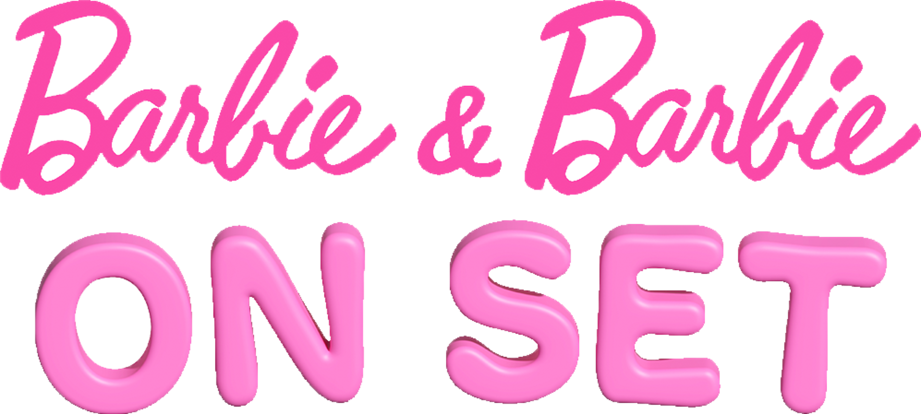 Barbie & Barbie On Set series logo