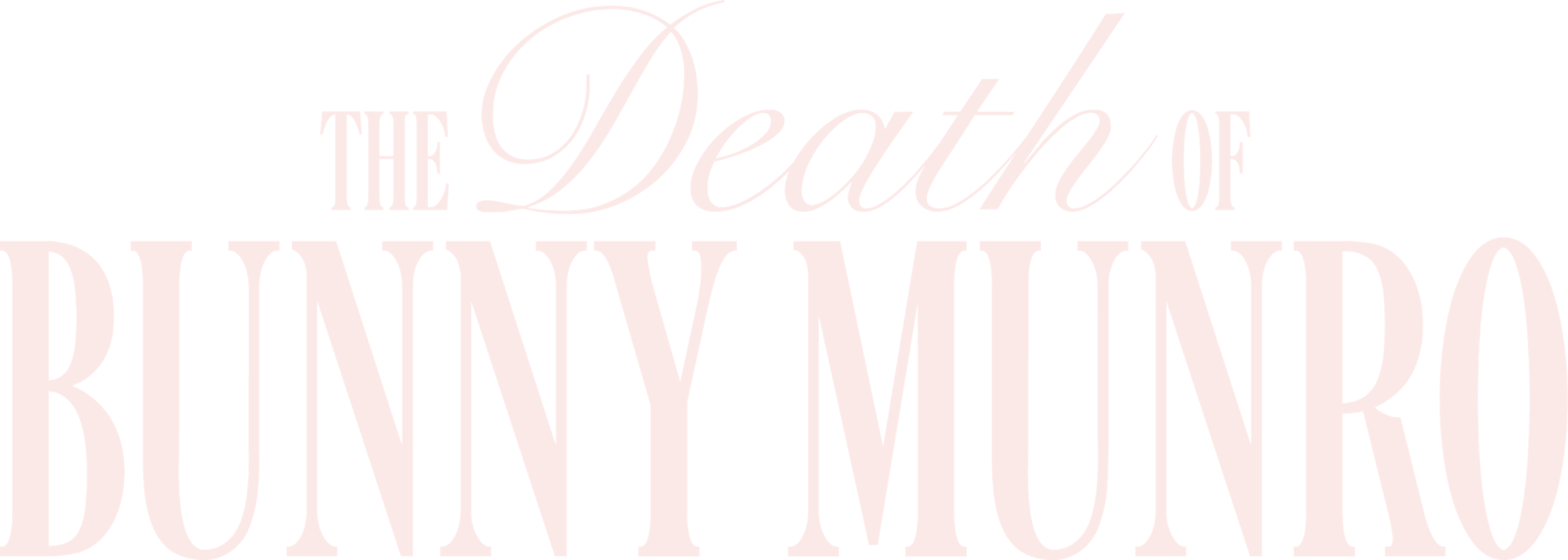 ذا ديث أوف باني مونرو series logo