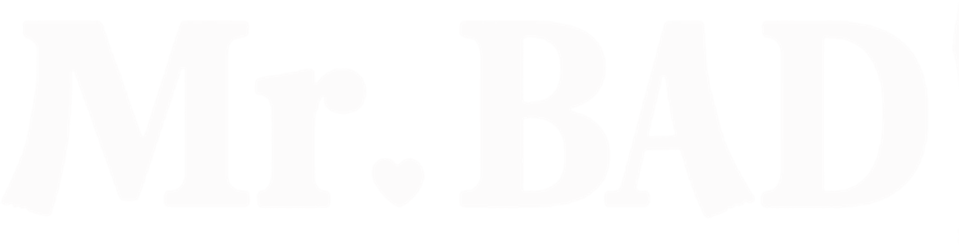 Mr. Bad series logo