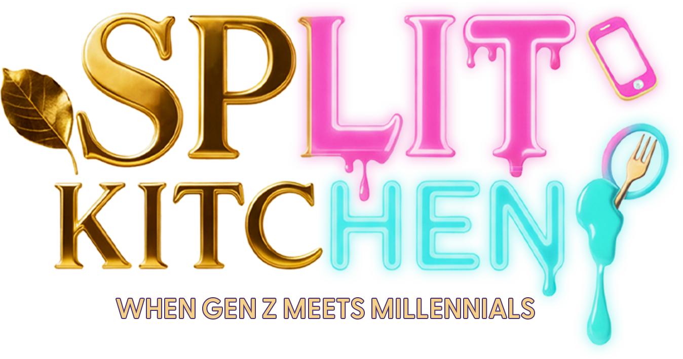 سبليت كيتشن - وين جين زي ميتس ميلينيالز series logo