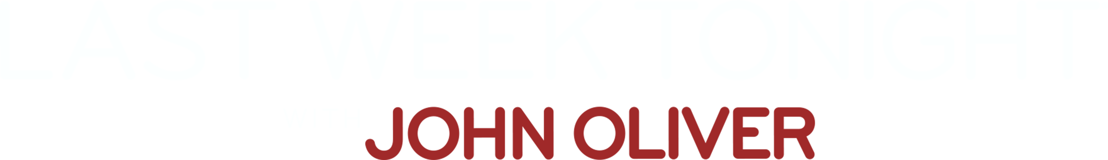 Last Week Tonight With John Oliver series logo